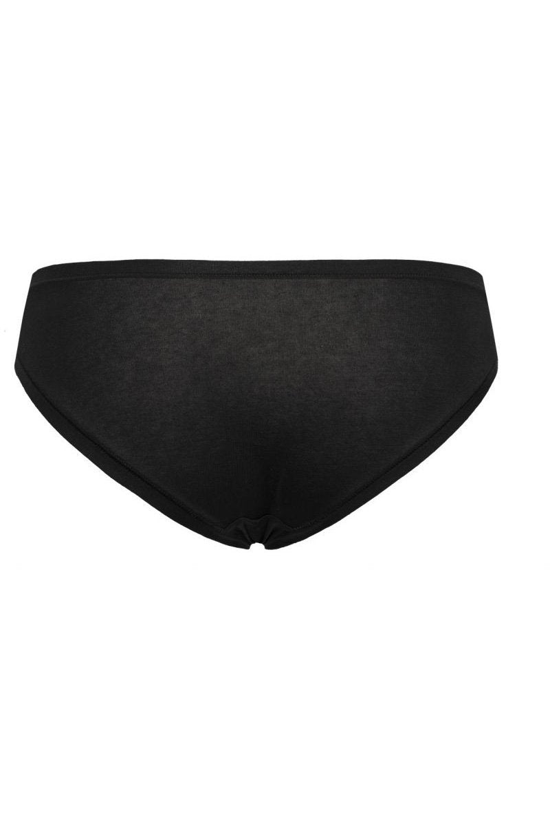 Γυναικείο Mini Slip Sielei  από οργανικό βαμβάκι | 1445 μαύρο πίσω