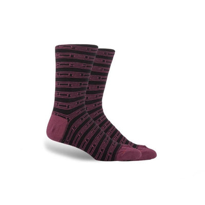 Κάλτσες Sock-Ing με σχέδιο Lines | 4221-19 μώβ