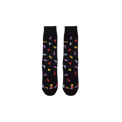 Κάλτσες Sock-Ing με σχέδιο Tetris | 4521-01 μαύρες μπροστά