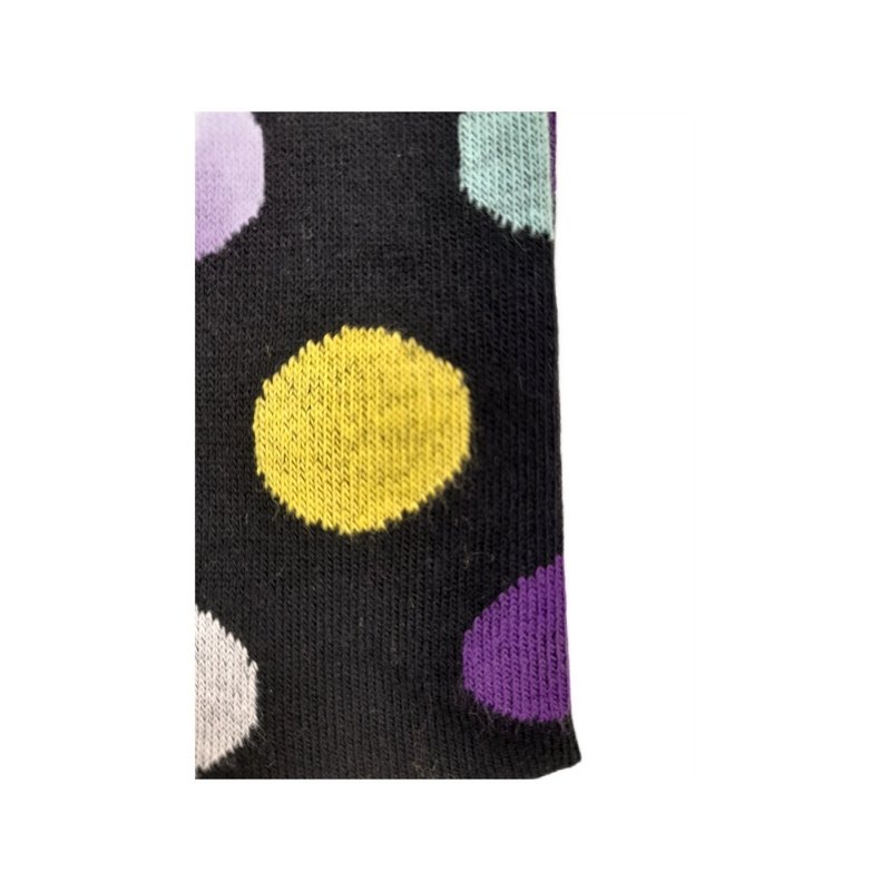 Κάλτσες Sock-Ing με σχέδιο Βούλες | 40322-01 μαύρες κοντινό