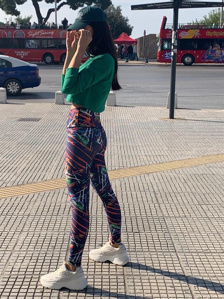 Ψηλόμεσο Push-Up κολάν Inizio με Color Printed 