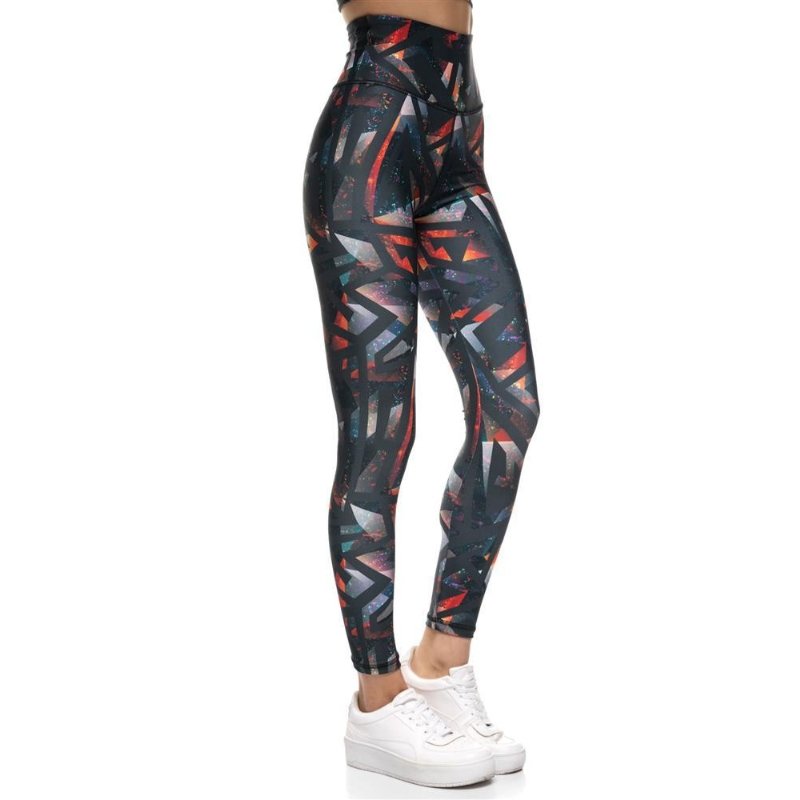 Ψηλόμεσο Push-Up κολάν Inizio με φαρδύ λάστιχο Color Printed μπροστά