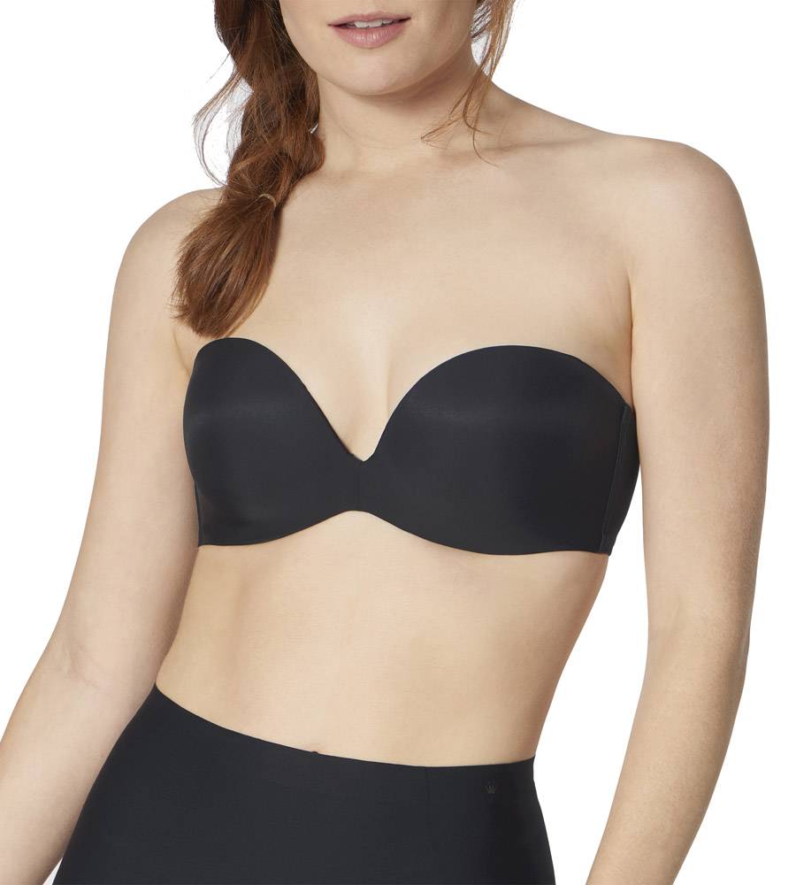 Σουτιέν TRIUMPH  strapless push-up | Stepy Soft 01 WDP μαύρο χωρίς τιράντες