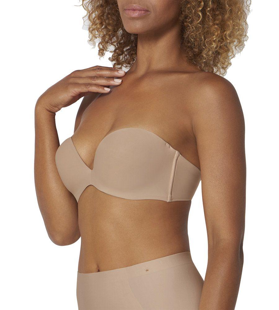 Σουτιέν TRIUMPH  strapless push-up | Stepy Soft 01 WDP μπέζ χωρίς τιράντες