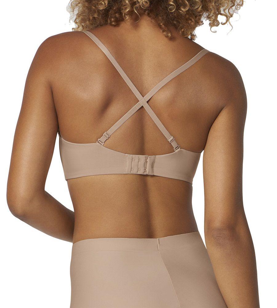 Σουτιέν TRIUMPH  strapless push-up | Stepy Soft 01 WDP μπέζ πλάτη χιαστί