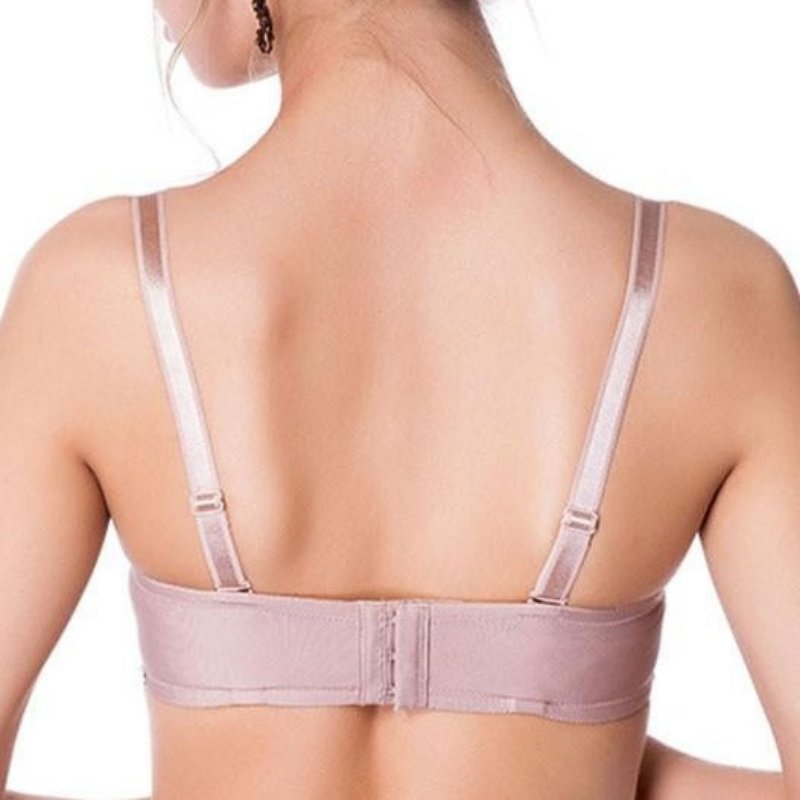 Σουτιέν strapless με επένδυση | Elegance 6004 Leilieve μπέζ με τιράντες πλάτη